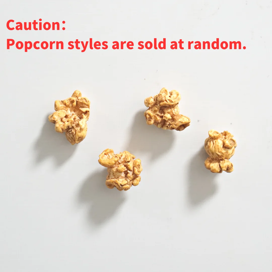 3pcs A set Popcorn Fridge Magnet Cute Food Style Magnetic Stickers for Home and Kitchen Decorations Creative Gift Photo Holder