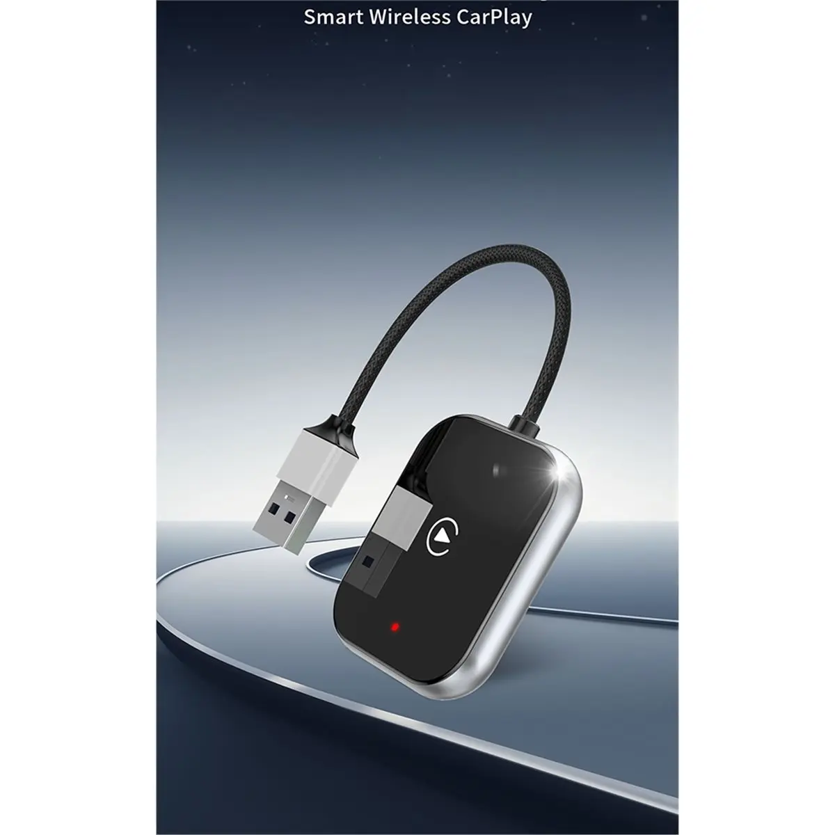 For CarPlay Adapter, Plug and Play, Wired to Wireless Interconnected Video Box/Car Infotainment Box for Screen Mirroring