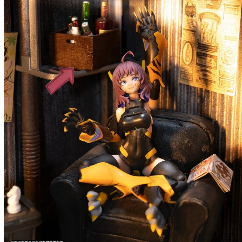 Authentic Snail Shell National Creation Snowdrop Project Mecha Musume Tiger-05 Pu Hu (Tiger Girl) Articulated Action Figure