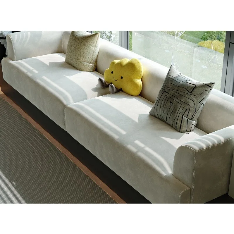 Modern French Bedroom Bay Window Sofa Transformation Seat 2026 New Integrated Sofa for Balcony Simple Design Sitting Area