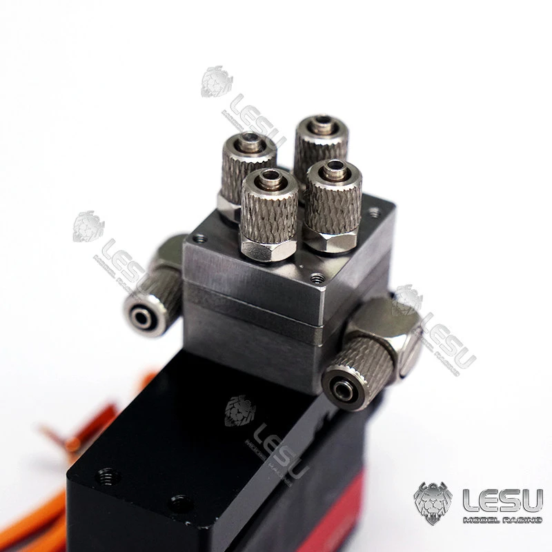 RC 1/14 Technisches Umleitungsventil für Tamiya Hydraulikbagger Lader Muldenkipper für VOLVO MAN Kipper DIY-Teile – Detail 2