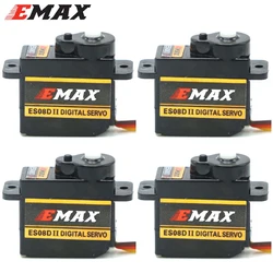 1/2/4/8 pcs EMAX ES08DII 4.8-6V 9g Plastic Digital Micro Servo With Futaba JR Plug For RC Helicopter Airplane Accessories