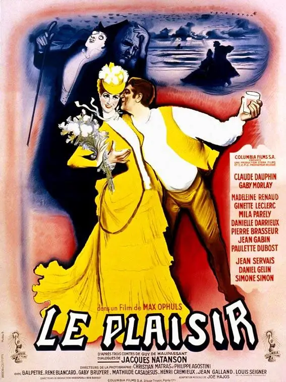 Classic Movie Le plaisir (1952) Pleasure / House of Pleasure Silk Poster Wall Painting Home Decor