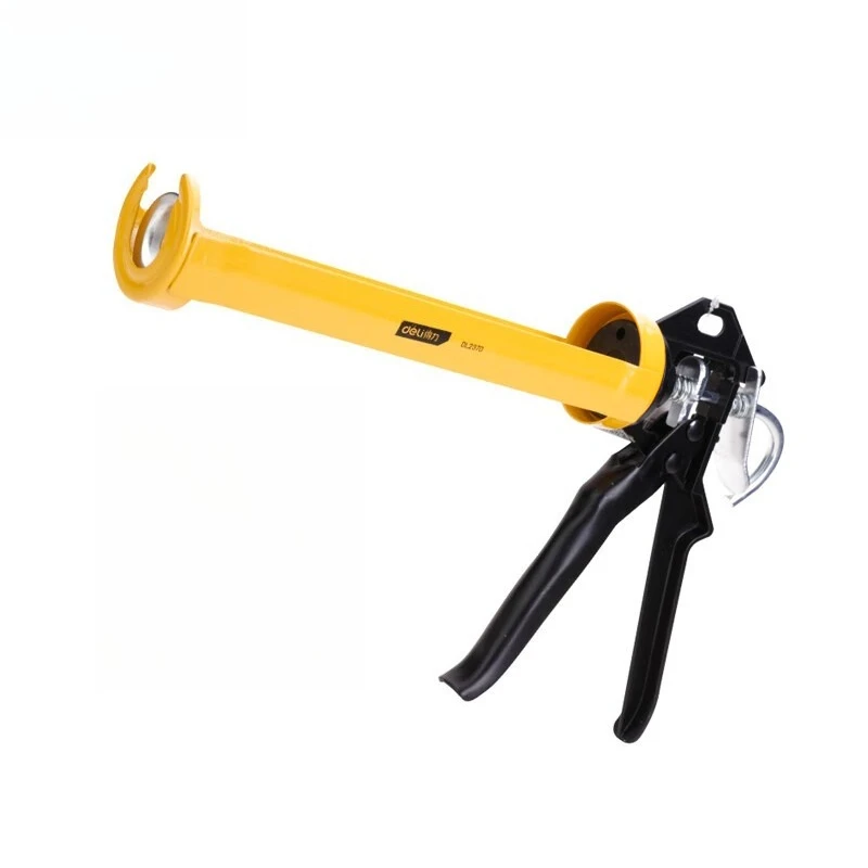 Glue Gun, Silicone Gun, Glass Glue Gun, Glue Gun, Caulking and Sealing Glue Gun Simple Design. Creative Concept