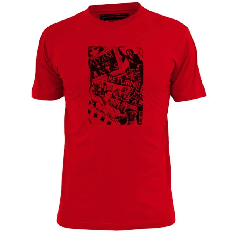 رجل آدم النمل آلة الموسيقى مستوحاة أزعج ملصق تي شيرت فاسق مسدسات روتس كلاش #1