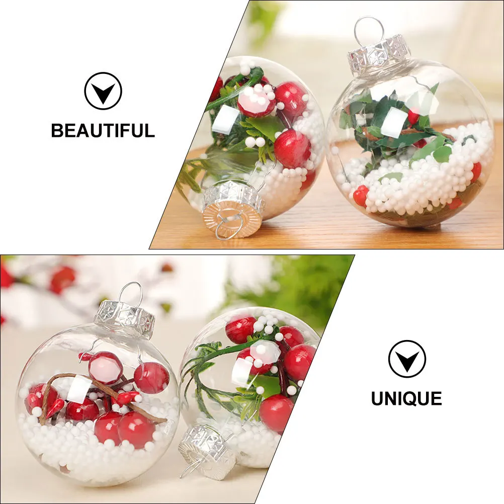 

12pcs Christmas Ball Ornaments Plastic Hanging Decorative Balls Holiday Party Decoration Xmas Tree Pendant Christmas Supplies