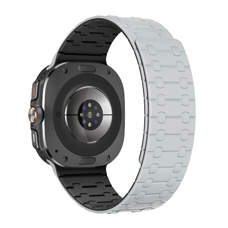 No Gaps Silicone Strap For Samsung Galaxy Watch Ultra 47mm Magnetic Replacement wristband Galaxy Watch Ultra Accessories correa