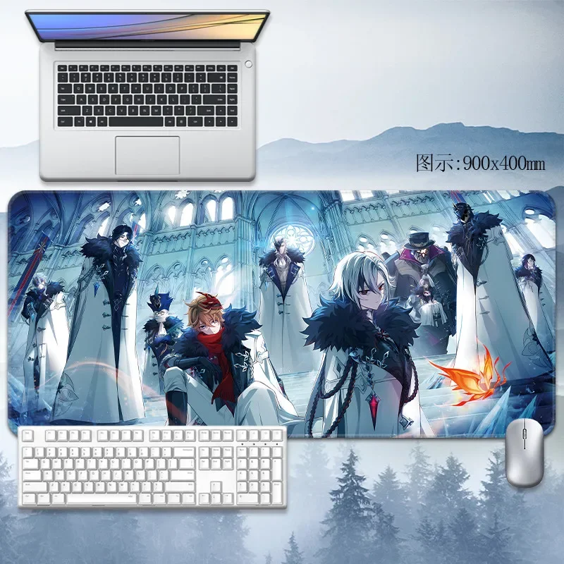 

Fools the Executioner mouse pad Arlecchino Cvlynn Columbia Tartaglia Genshin Impact Large Table Mat Anime Dottore Game Pads