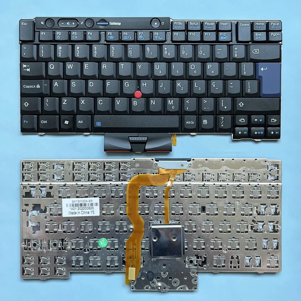 T410 Brazilian Keyboard For Lenovo ThinkPad T410S T420 T420S X220 X220I X220S X220T T510 T520 W510 W520 With Point No Backlit BR