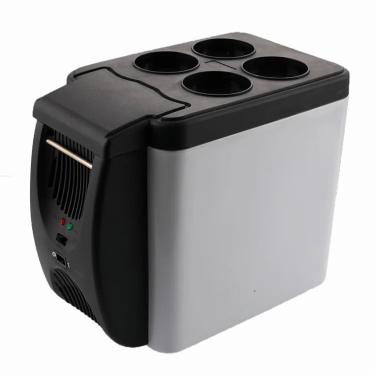 Mini refrigerador portátil de 6 litros, caliente y frío, caja de calefacción y refrigeración para coche, dormitorio, bicicleta