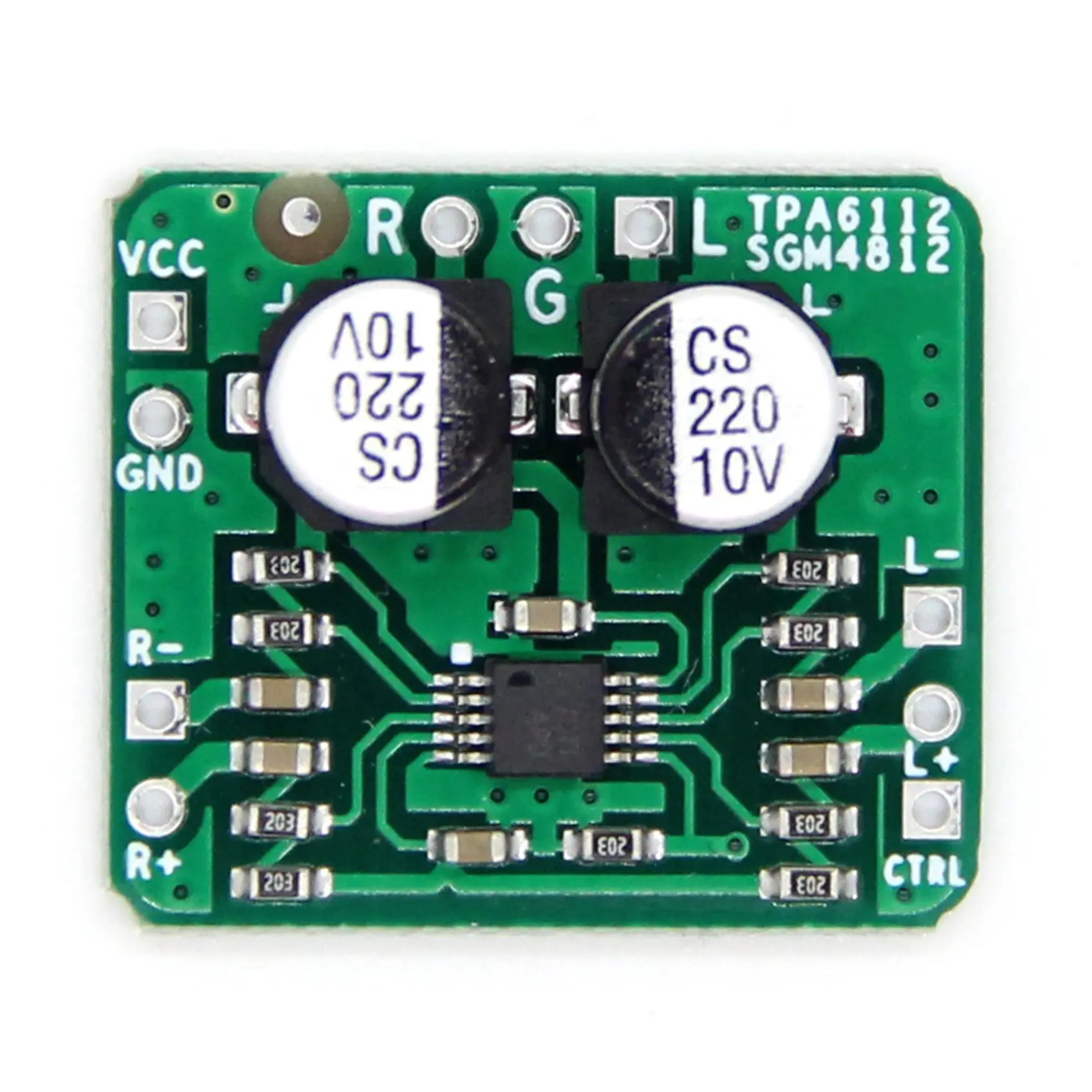 

B02B-Headphone Amplifier Board 150 MW Audio Differential Balanced TPA6112 & SGM4812 HIFI Amp Module Speaker Module