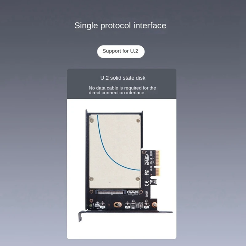 U2x4 Pcie 4.0 PCIE Adapter Card SFF-8639 U.2 Computer Hardware Accessories PM983