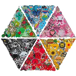 Random 60Pcs Iron on Embroidered Patch Cute Delicate Embroidery Appliques