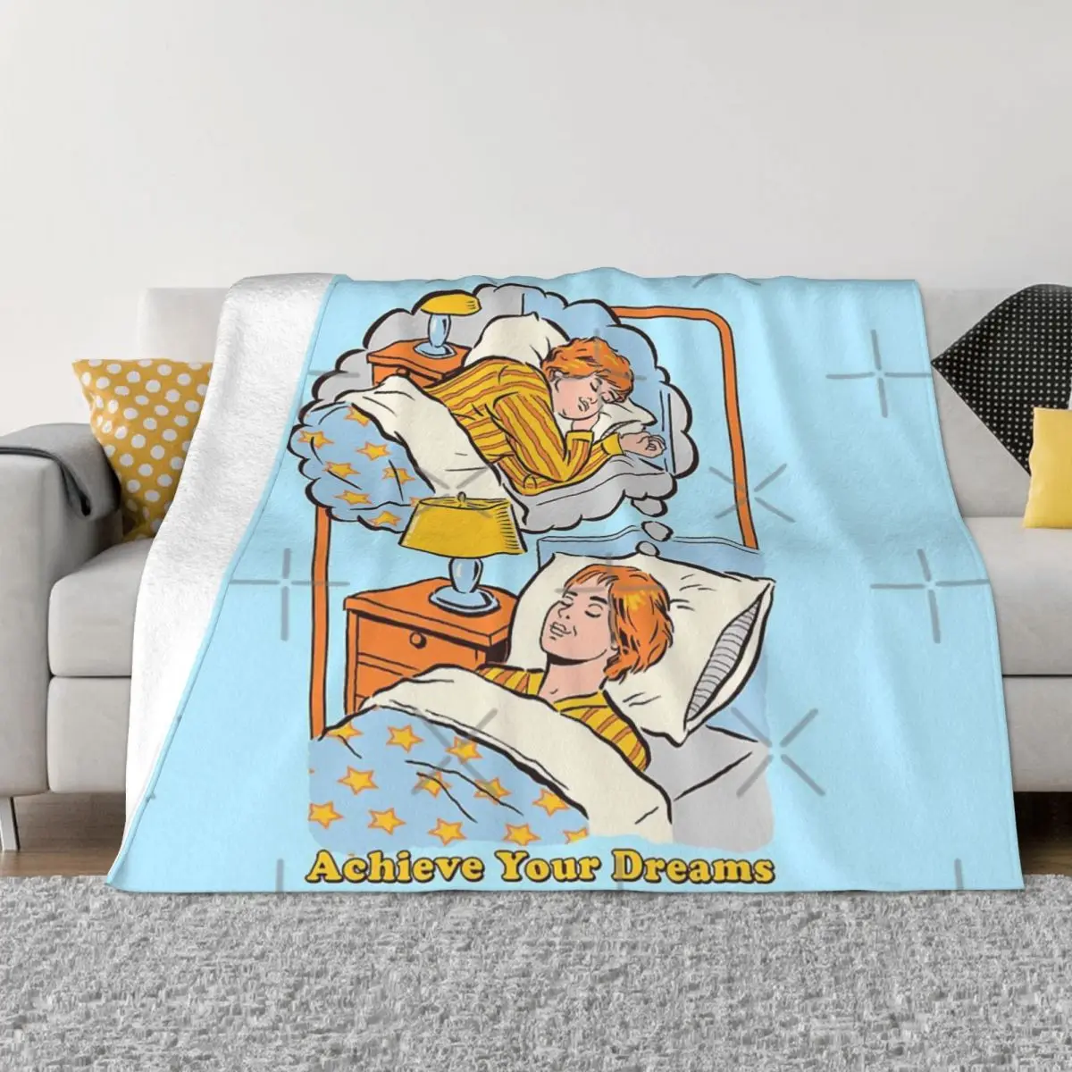 

Achieve Your Dreams Quilt Bed Blankets Throw Blanket Winter Warm Blanket Throw Blanket