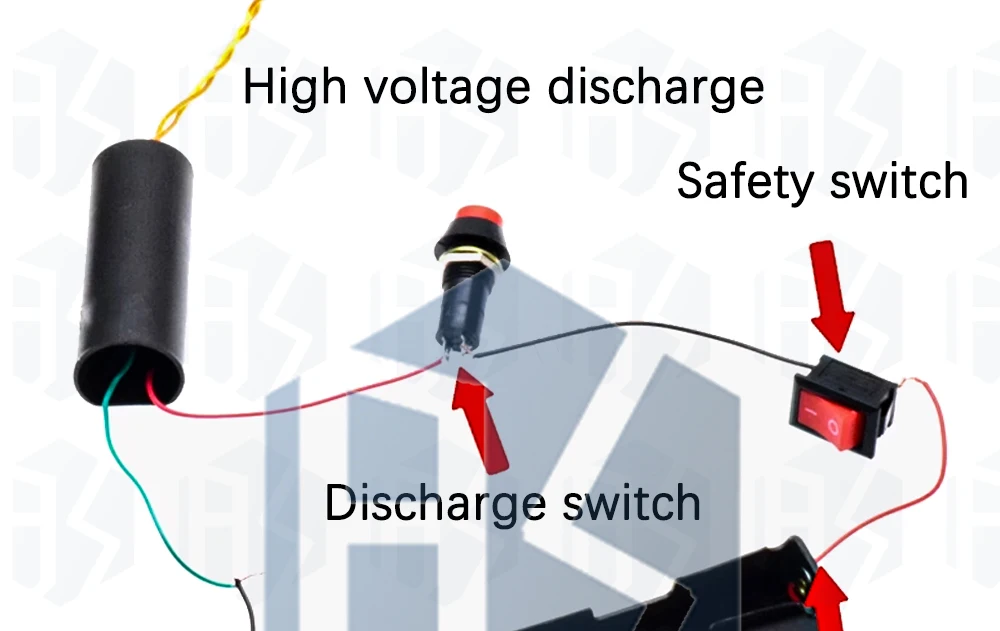Neue 500KV 500000V Boost Schritt Up Hohe-Spannung Generator Zündspule Pulse Power Modul Zünder DC 6V-12V Hohe Spannung Generator – Detail 19