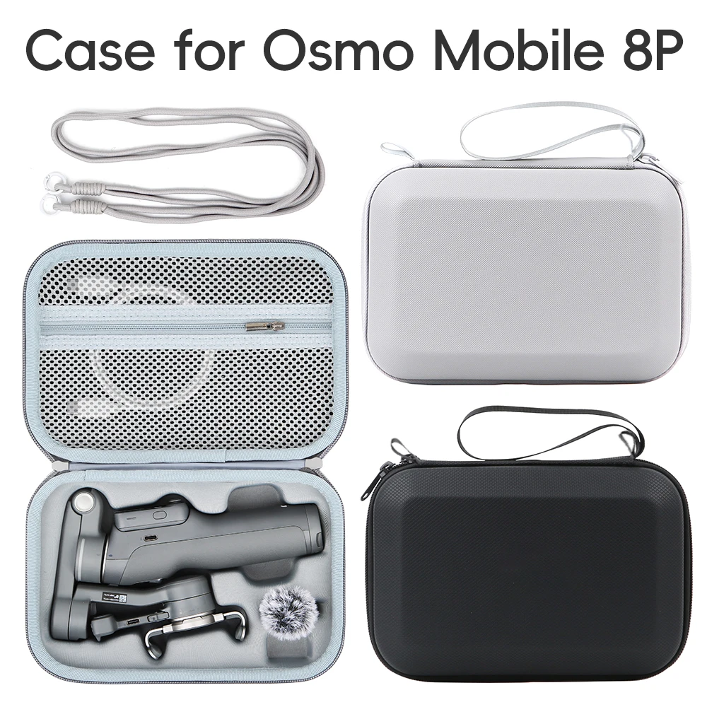Picture 4: This carrying case is designed for DJI Osmo Mobile 8P and offers shock drop, and dust protection