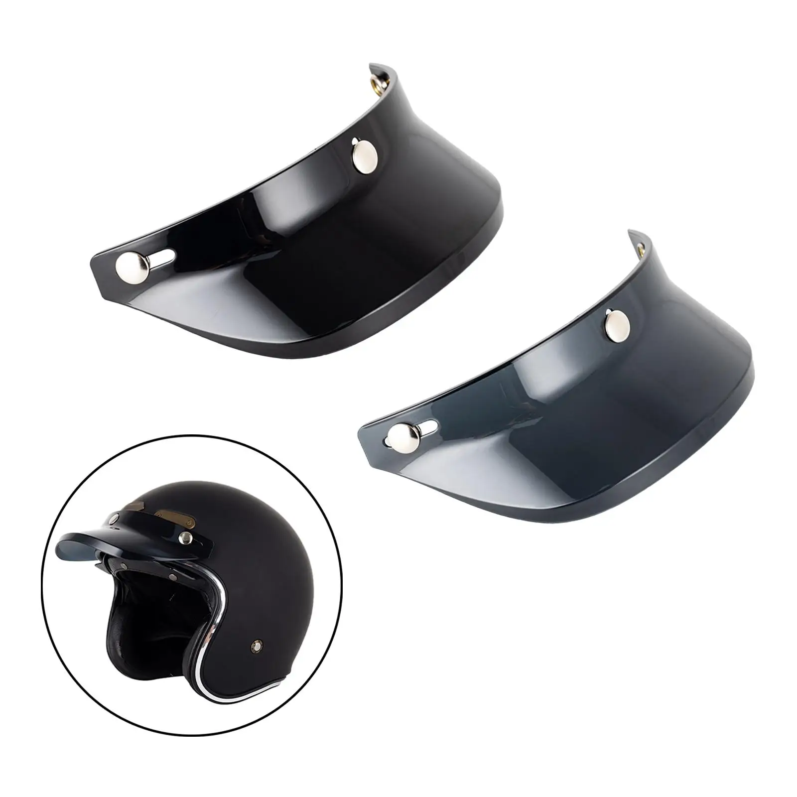 

Replacement part for helmet visor cover for 3/4 open face helmets