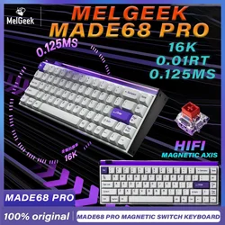 MelGeek MADE68 PRO Customized Magnetic Switch Keyboard E-sport Gaming TTC Magneto Switch 16k Rate 8K Polling Rate 0.125ms RT PC