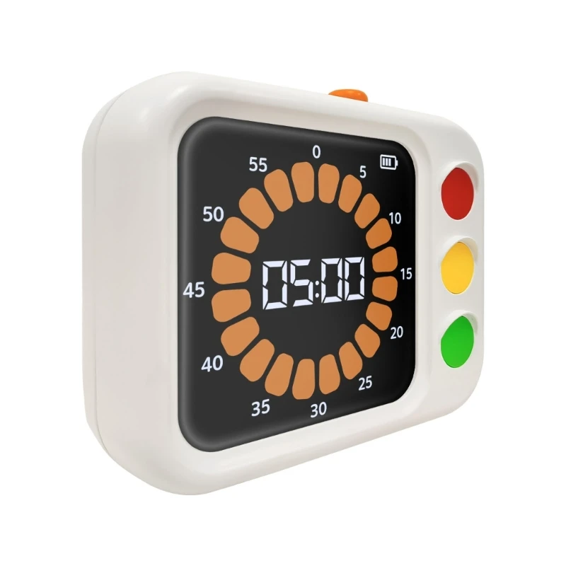 Digital Timer 60 Minutes Countdowns Study Pratical Time Management Tool For Classroom Homework Traffics Light Timer