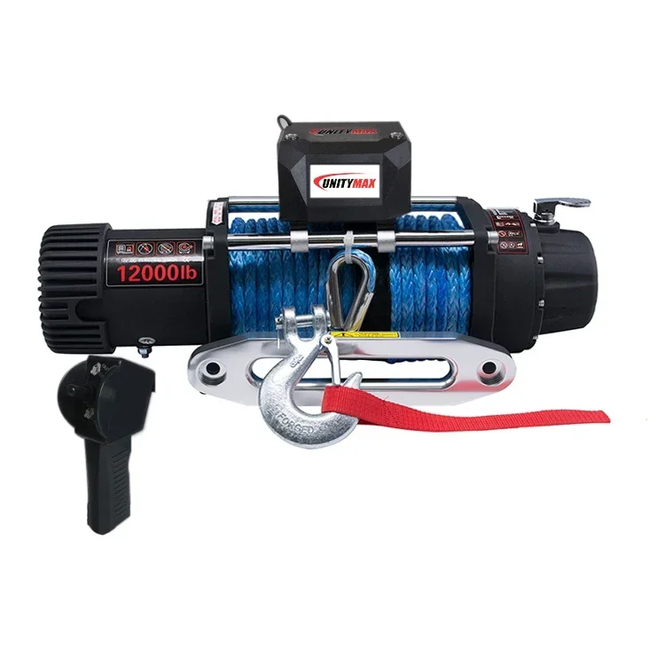 Steel And Synthetic Rope 3500lbs To 17000LBS 4x4 Winch With CE Certificated Electric Car Winch