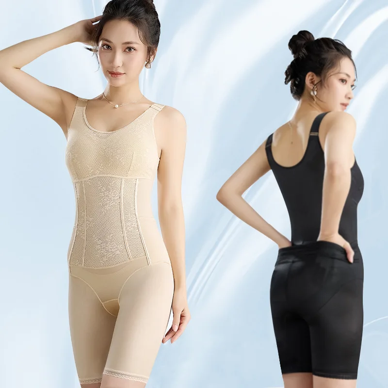 Prayger New Open Butt Shapers Women Padded Bra Corset Slimming Bodysuits