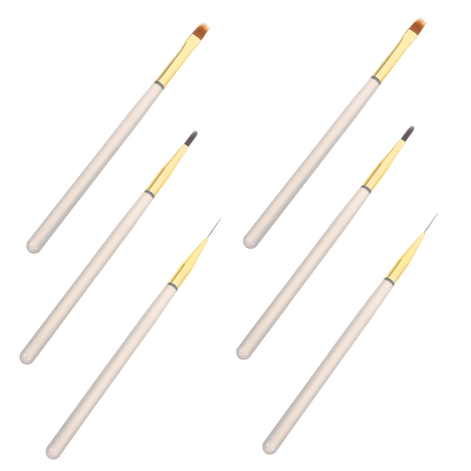 6 stücke Nail art Werkzeuge Kit Feine Spitze Liner Pinsel Für Gradienten Maniküre Stift Set Frauen Nail art Liefert Salon