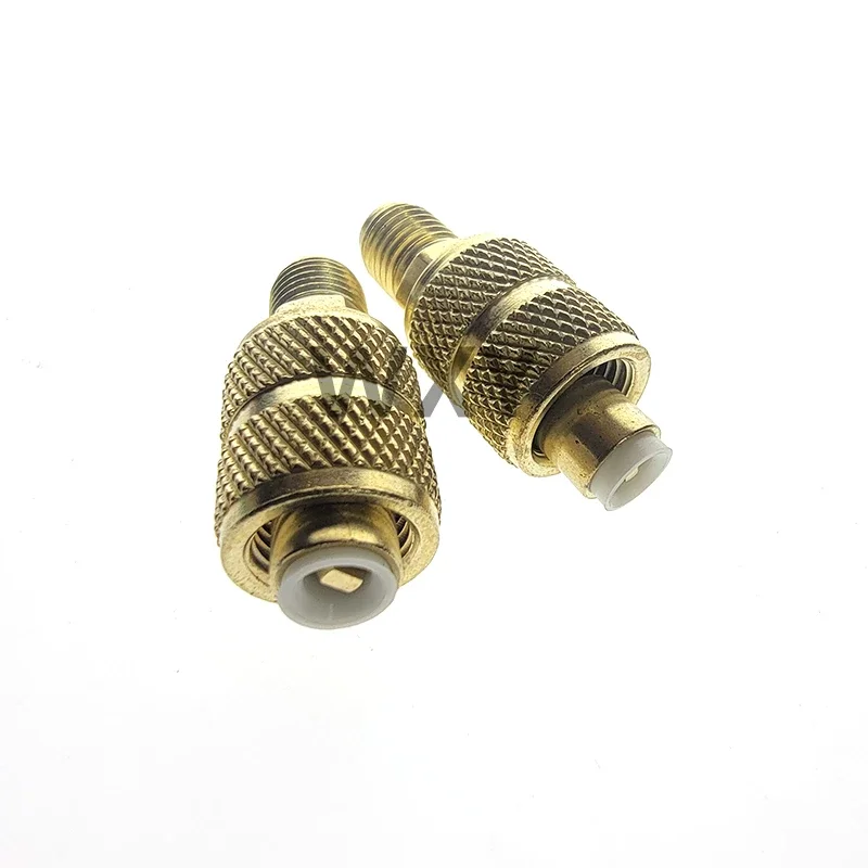 2Pcs Air Conditioning Adapter Male 5/16" SAE Female 1/4" SAE For R410 R32 Adapter Air Conditioning Repair Fluoride