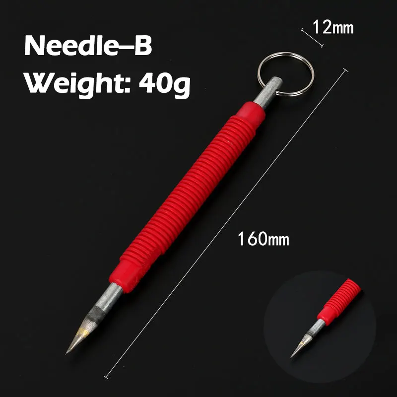 EDC Multifunction Tile Glass Fitter Scribing Needle Alloy Steel Metal Scribing Pen Tool Scribing Marker Needle