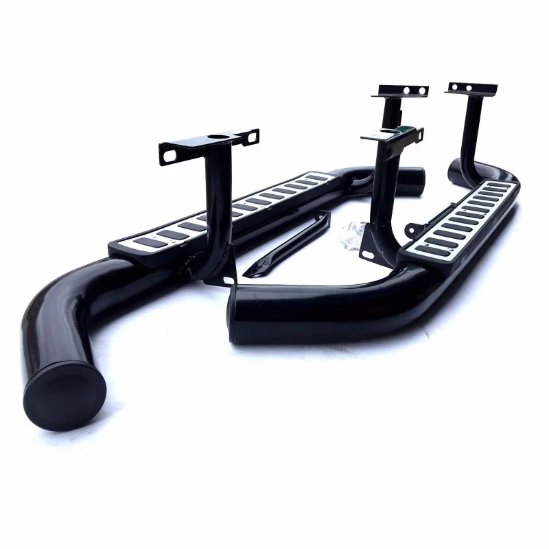 

For Land Rover Defender 90 Side Steps Textured Black Steel Car Accessories Parts