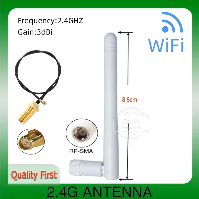 eoth-atacado-8p-24ghz-antena-rp-sma-3dbi-extensao-de-alto-ganho-tranca-sma-cabo-macho-para-wifi-e-equipamentos-de-rede-sem-fio
