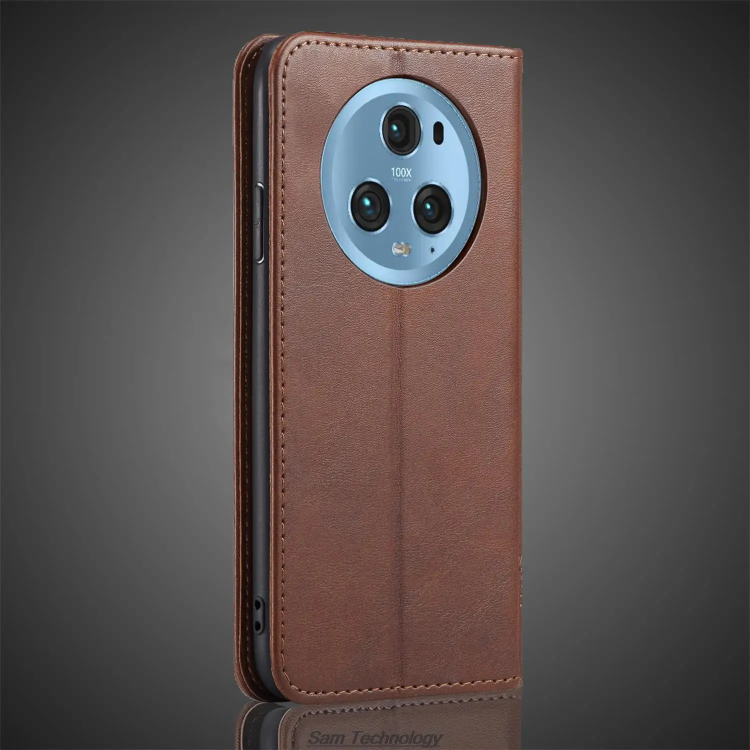 Magnetic attraction Leather Case for Huawei Honor Magic 5 Pro /Honor Magic5 Pro Holster Flip Cover Case Wallet Bags Fundas Coque