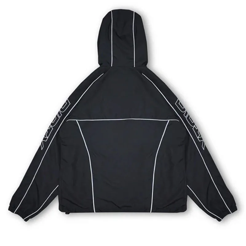 Mode-Trend Herbst Maskierter Hoodie Outdoor Wandern Windjacke Gothic Y2K High Street Punk Grunge Hip Hop Langarm Zipper Mantel