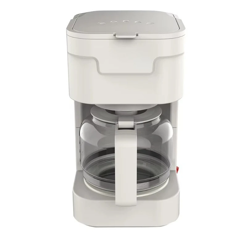 ماكينة صنع القهوة بالتنقيط الكهربائية الأوتوماتيكية 5 أكواب بقدرة 650 وات 60 هرتز من American Hotel، ماكينة صنع القهوة بالتنقيط باللون الأسود والأبيض #2