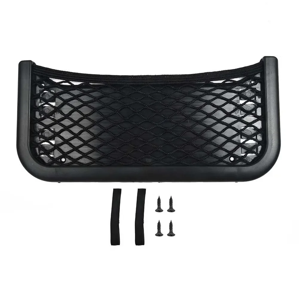 2PCS Car Seat Side Back Storage Nets Bag Car Door Sides Storage Elastic String Bag Phone Holder Pocketion Organizers