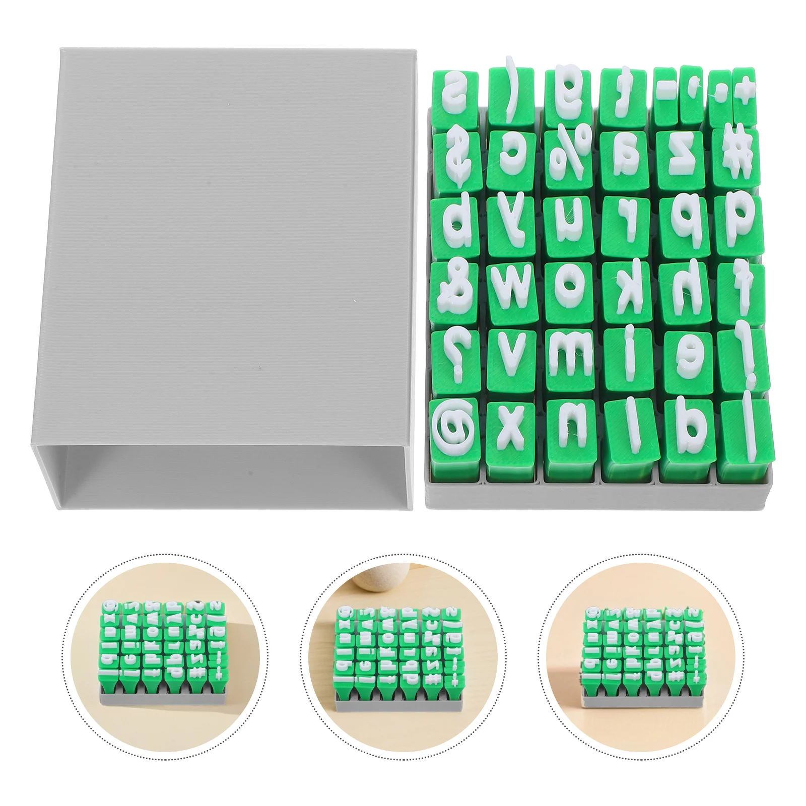 1 مجموعة الأبجدية الطين ختم الأطفال الفخار الحروف الصغيرة الرموز DIY أدوات صياغة للأسرة الترابط واللغة #1