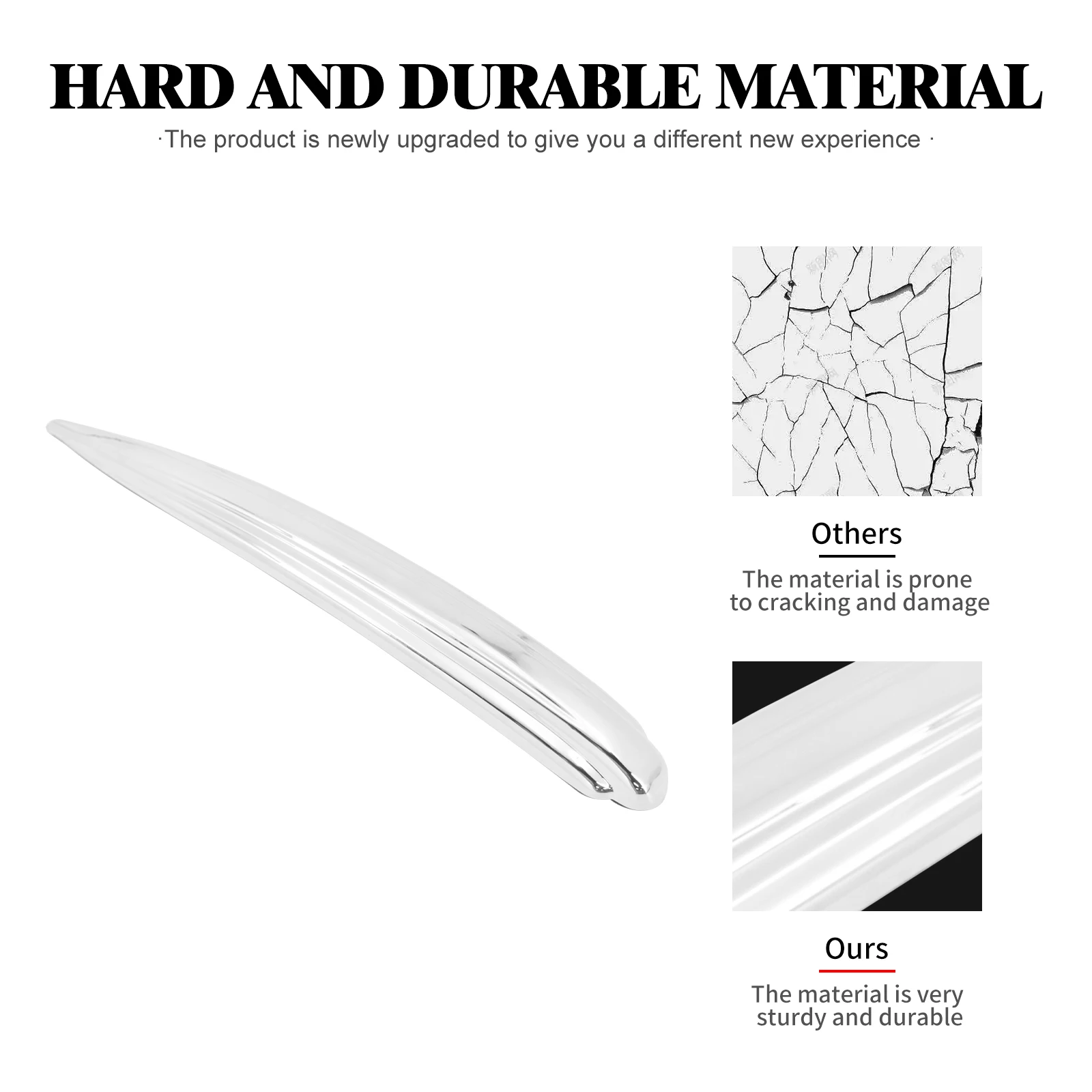 Motorcycle Front Fender Trim Cover ABS Plastic Chrome For Harley Touring Street Road Glide FLHR FLHX FLTRX 84-2023 Softail FLHC