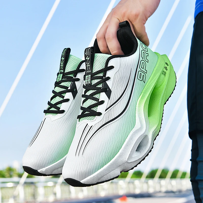 Men Marathon Running Shoes Breathable Carbon Plate Athletic Sneakers Non Slip Training Footwear Outdoor Jogging Shoes for Man
