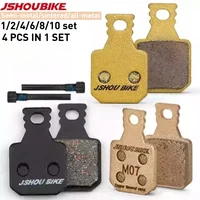 JSHOUBIKE 1/2/4/6/8/10 juegos de pastillas de freno hidráulicas semimetálicas/todas metálicas/sinterizadas Kevlar para Magura M5 M7 MT5 MT7 SH901 piezas de bicicleta