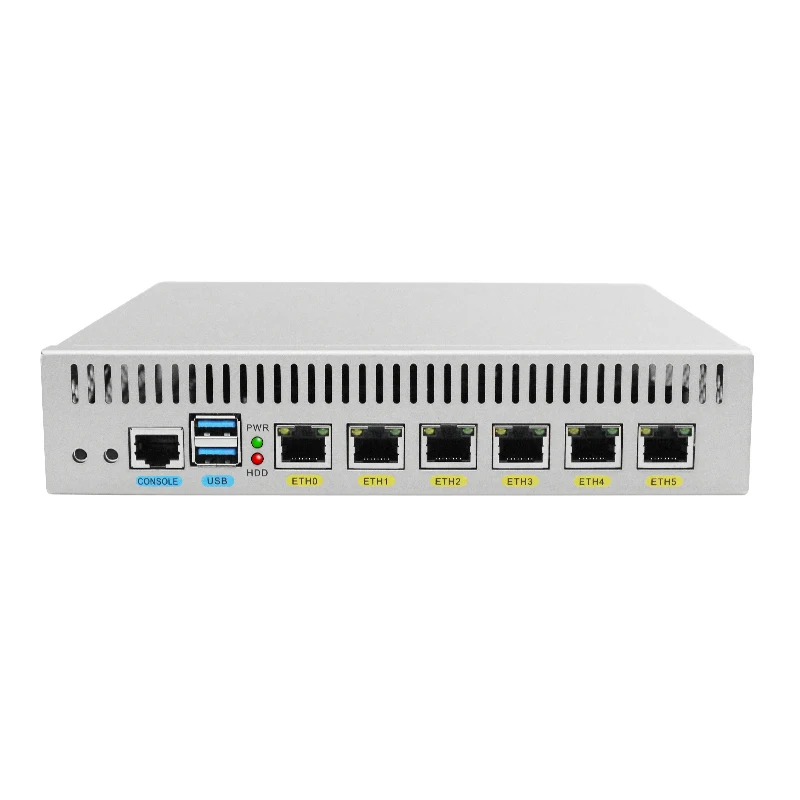 Brażetka Intel N5105 J4125 4415U Mikrotik Urządzenie zabezpieczające sieć z 6 sieciami Intel I225 I226 Router miękki pfSense OPNsense