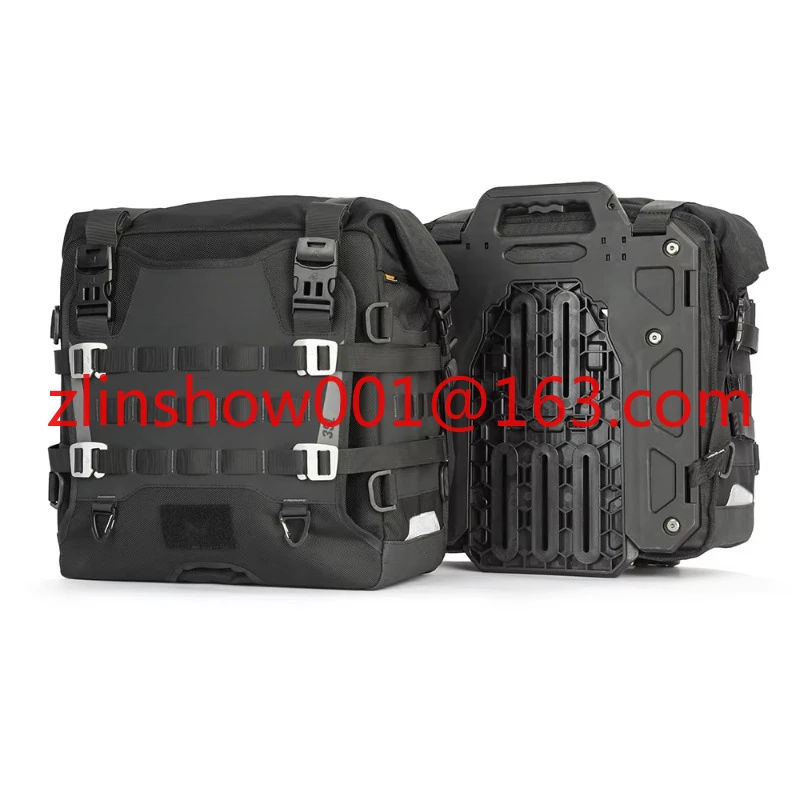 Motorcycle Quick Release Side Bag, Mechanical Series 35 Liter Side Frame Luggage, for Motorcycle Travel