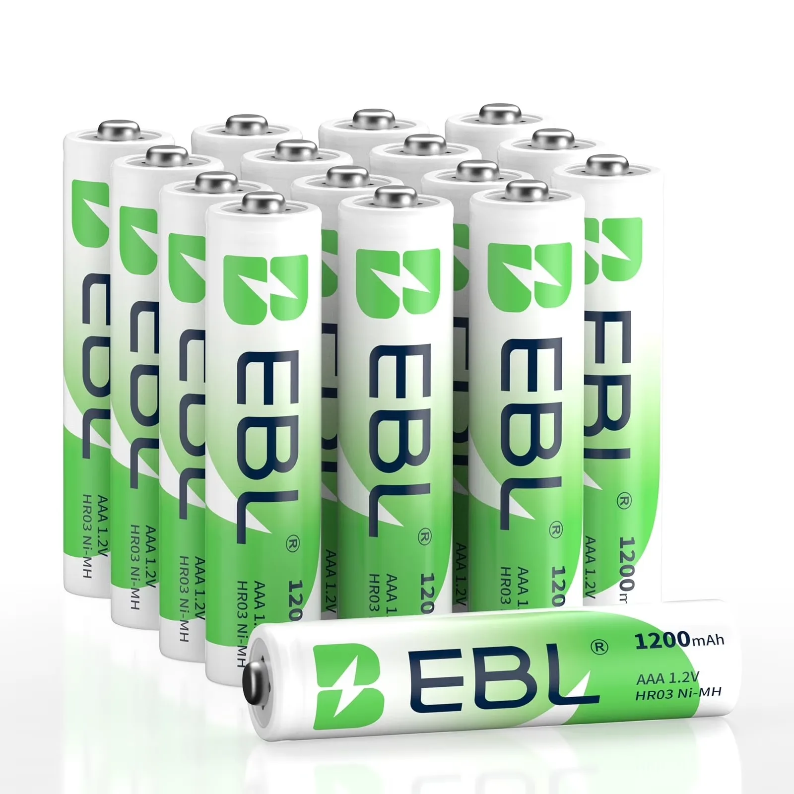 EBL 1200mah 1.2V AAA Rechargeable Batteries NIMH For toys ,Remote Control,LED Torch