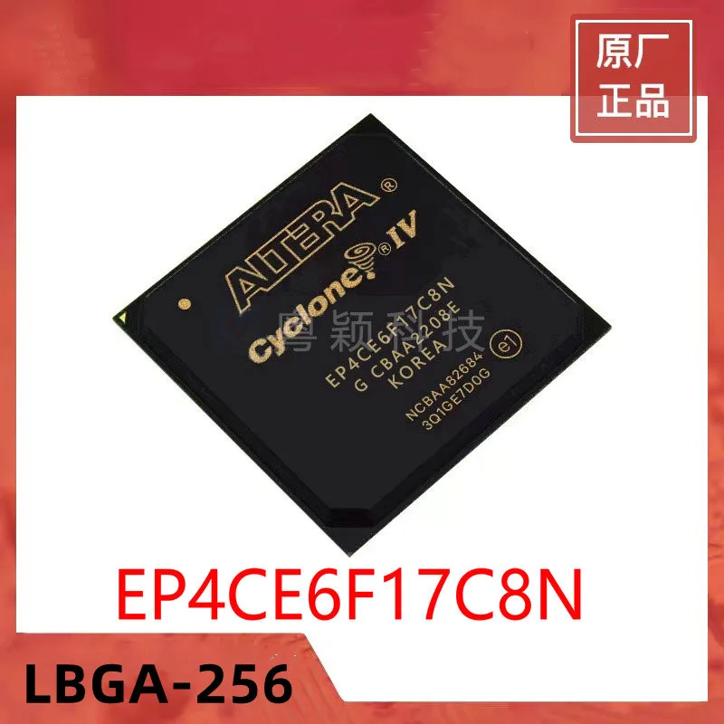 EP4CE6F17C8N LBGA-256 New Original Cyclone® IV E Field Programmable Gate Array (FPGA) IC 179 276480 6272 256-LBGA