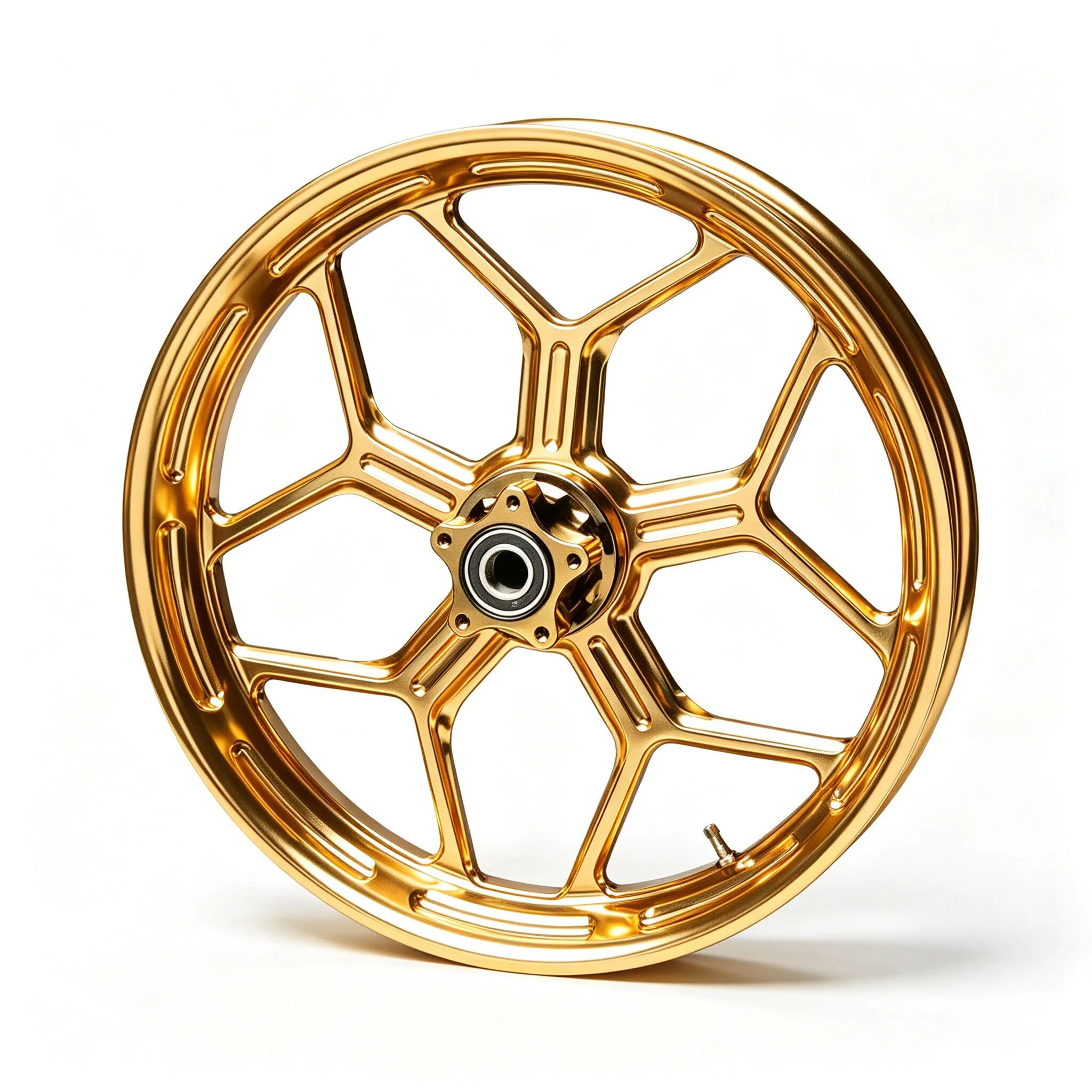 Brand‑new motorcycle front & rear aluminum alloy wheel hub accessories, compatible with steel parts