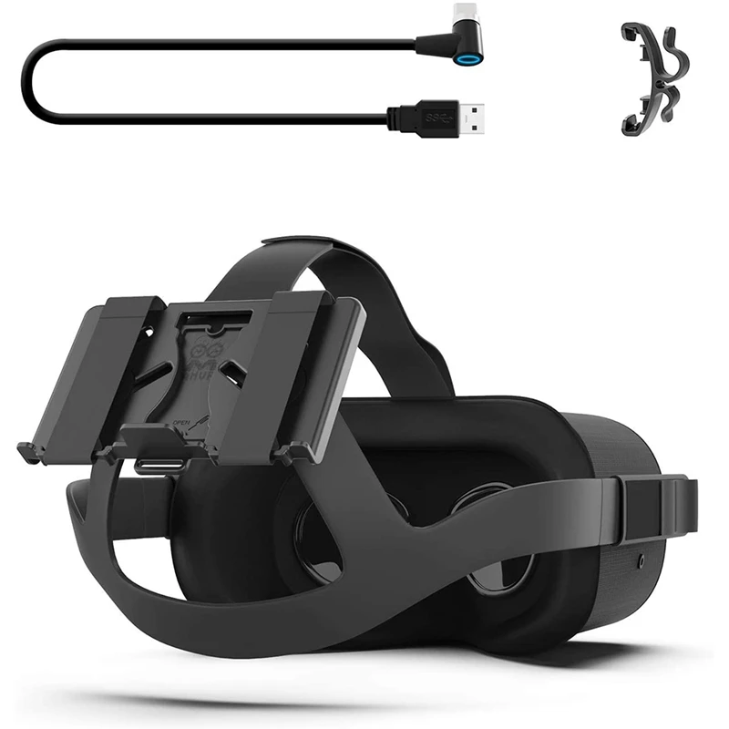 

Powerbank Fixing Bracket For Oculus Quest Audio Strap Battery Holder For Oculus Quest VR Accessories(With USB Cable)