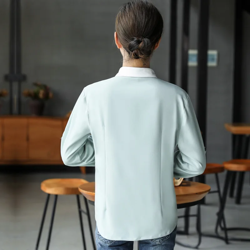 Western Restaurant Steakhouse Waiter Work Uniforms Catering Hot Pot Restaurant Milk Tea Shop Coffee Shop Autumn Winter Long Slee