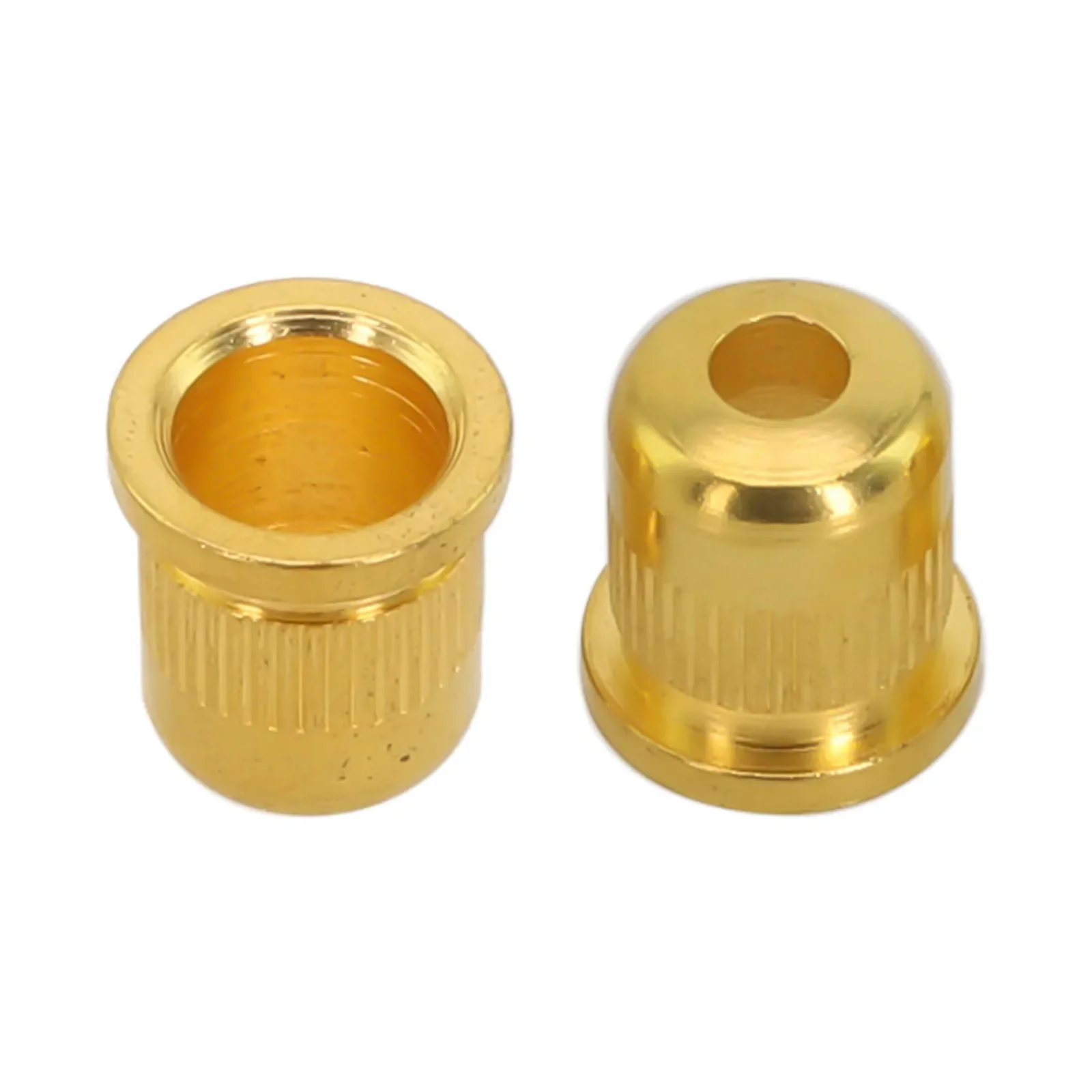 

Zinc Alloy Electric Bass String Ferrules 4pcs for Body String Routing and Wire Passage Support on Bass Guitar Instruments