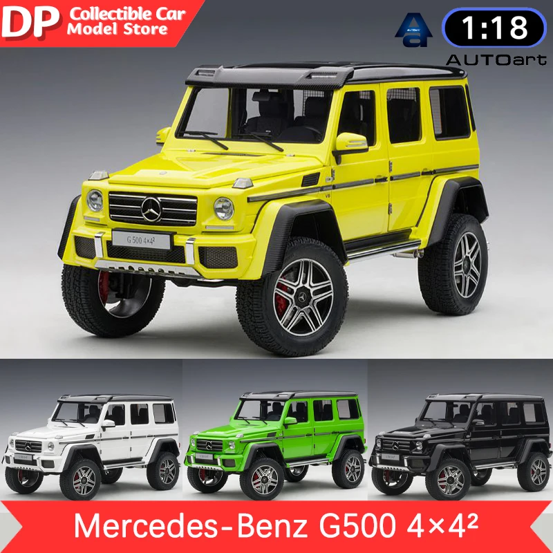 

New AUTOart 1:18 Mercedes-Benz G500 4x4 SUV Model Car Alloy Car Model Collectible Car Model Metal Diecast Original Genuine