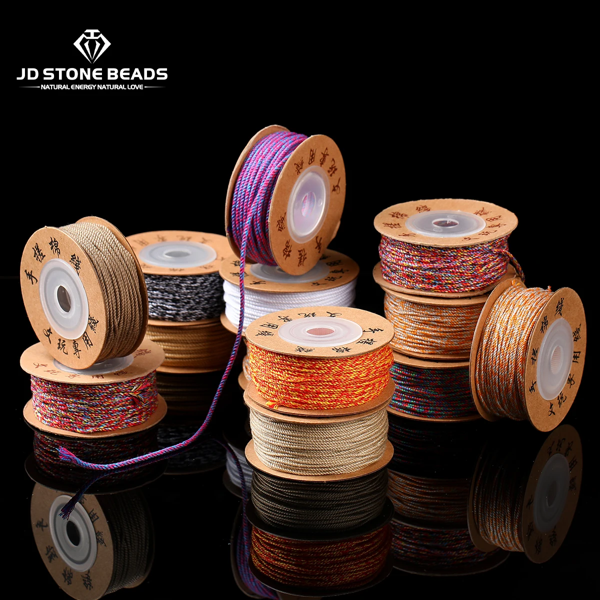 

1 Roll Hand Kneaded Cotton Thread Hand String Non Elastic Bead String Weaving Rope for Jewelry Making DIY Necklace Accessory