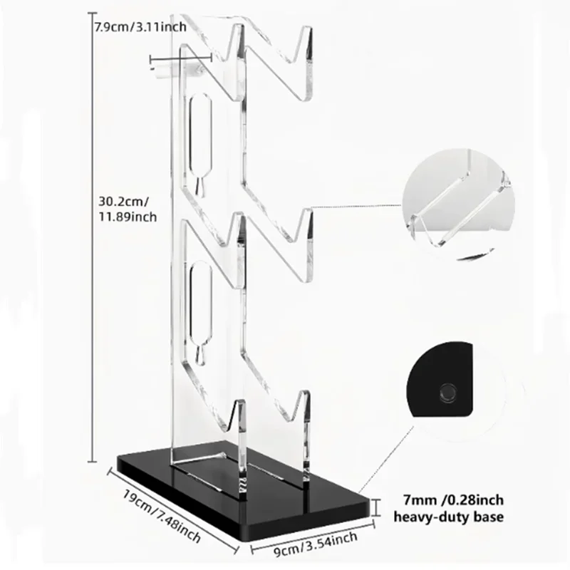 Headphone 3-layer Illuminated Game Controller for Controller Rack Desktop Display Holder Stand Holder Headphone Display Stand