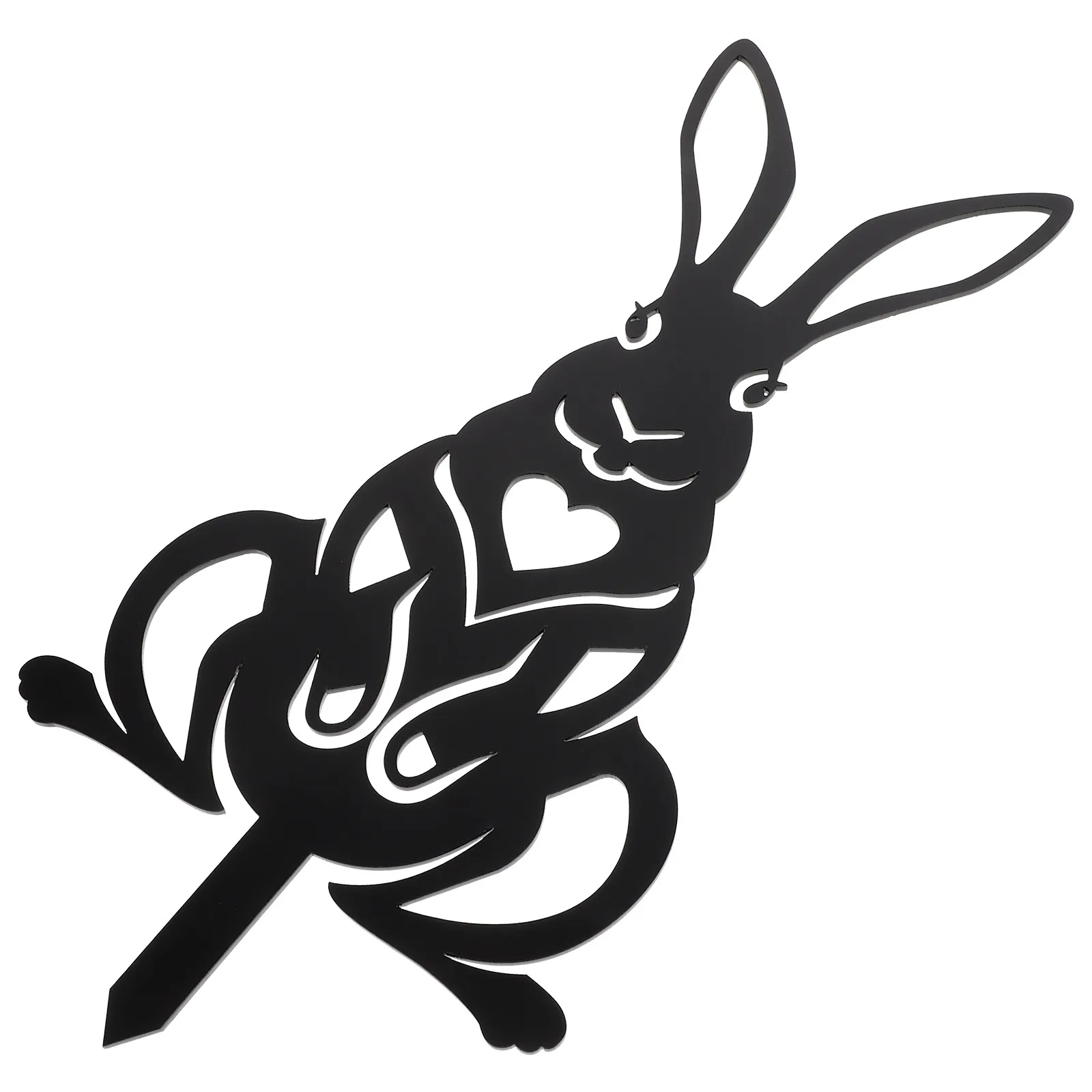 

Уличная декоративная табличка-кролик для сада и двора, садовый декор, украшение для газона